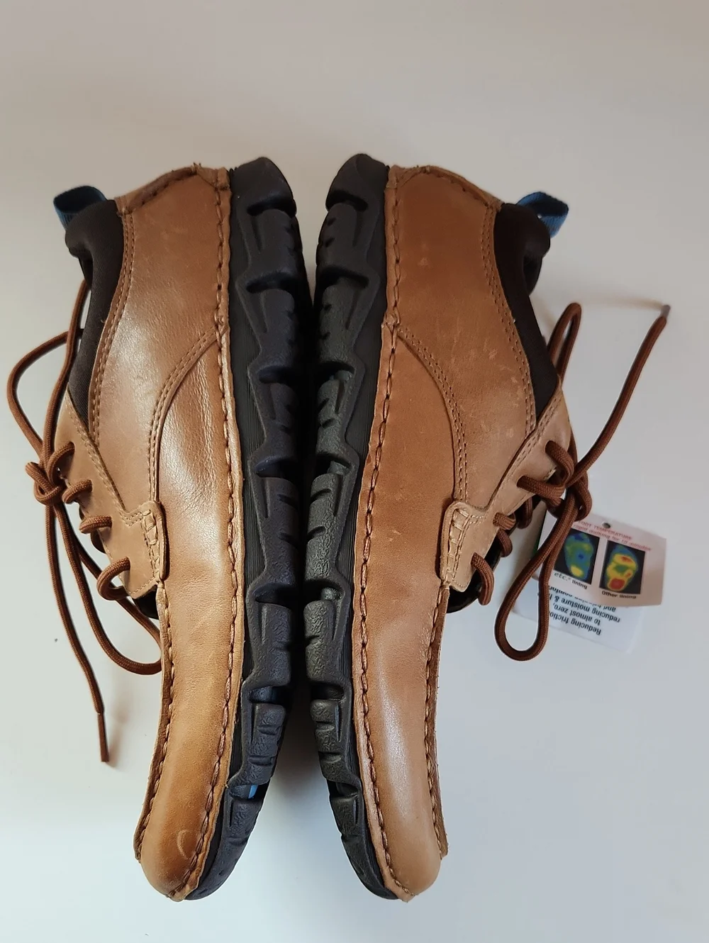 Rockport adiPRENE Adidas Men’s Brown Leather Comfort Shoes Size 7 NWT
